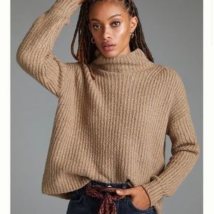 Anthropologie Funnel Neck Sweater XL